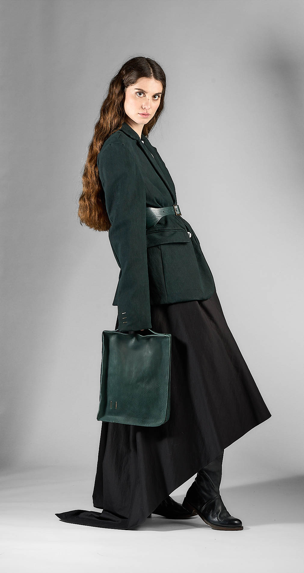 daniele basta leather and silver bags - WEARING